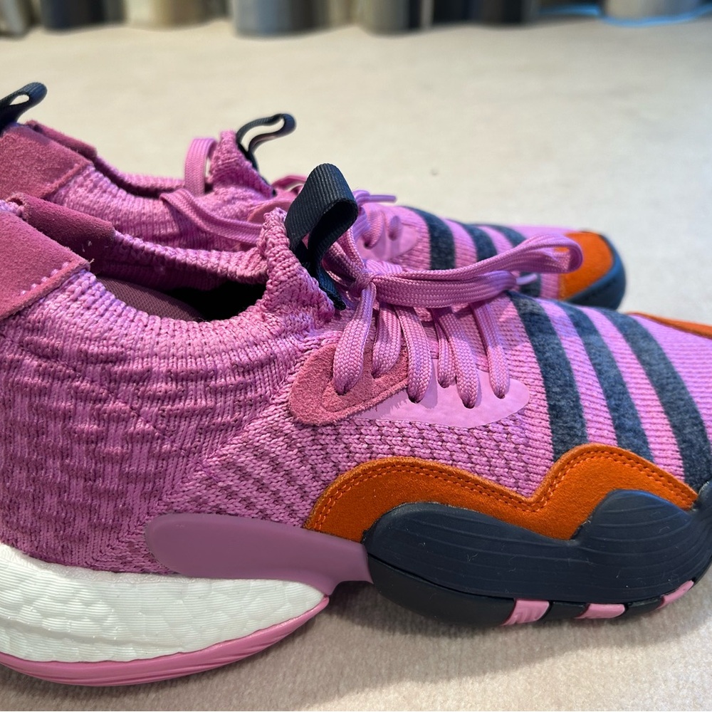 Adidas Women's Pink and Orange Sneakers